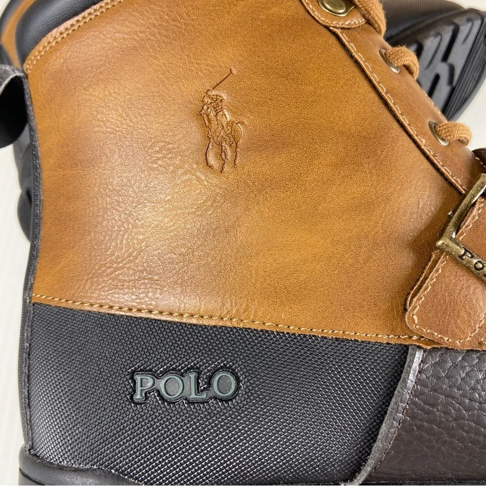 Polo Ralph Lauren Colbey Mid II Boots Brown Black Size 7 (men’s) 8.5 women’s